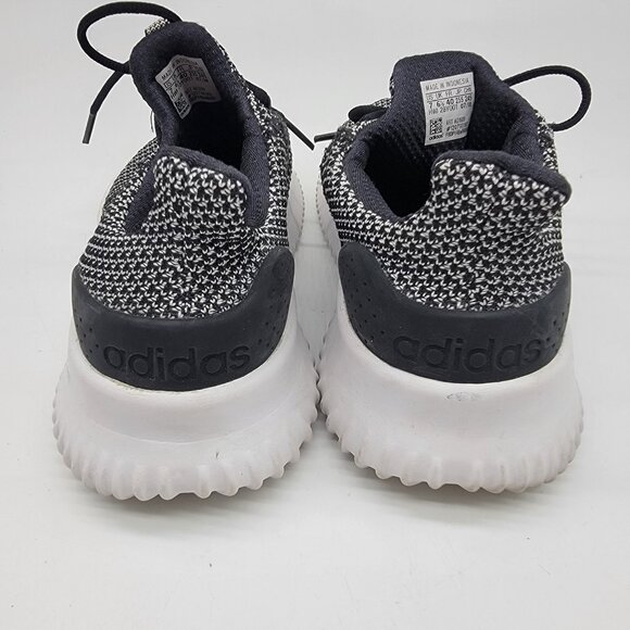Adidas Sneakers Cloudfoam Shoe Womens Size 7 Grey & Black Athletic Running - Picture 5 of 11